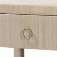 thumbnail image 2 of bali & pari Nata Bohemian Woven Natural Grasscloth 1-Drawer Nightstand, 2 of 6