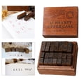thumbnail image 4 of GUOOL 28 Pieces Rubber Stamps Set for DIY Card Making Craft Uppercase Uppercase, 4 of 9