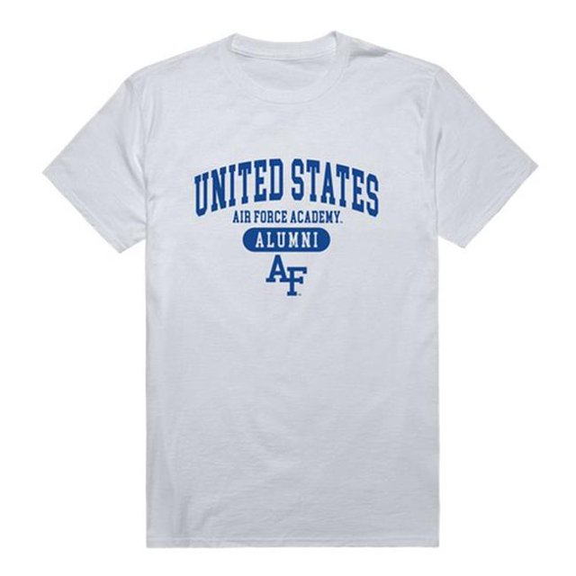 W Republic 559-242-WHT-01 USAFA T-Shirt Alumni, Blanc - Petit