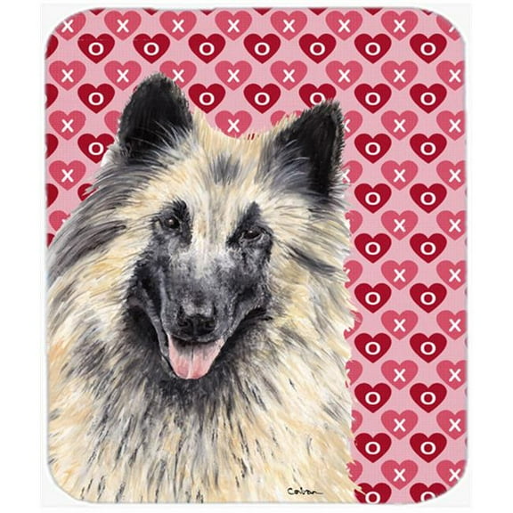 Belgian Tervuren Hearts Love And Valentines Day Mouse Pad, Hot Pad Or Trivet