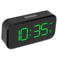 thumbnail image 1 of Digital Touch Clock, Bedside Clock, Professional LED Digital Clock, Elegant Portable For Living Room Bedroom Green, 1 of 8