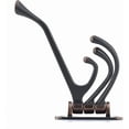 thumbnail image 3 of Richelieu Hardware 76464BAG Crochet Pivotant Triple Utilitaire Nystrom, Bronze Huilé Brossé, 3 of 5
