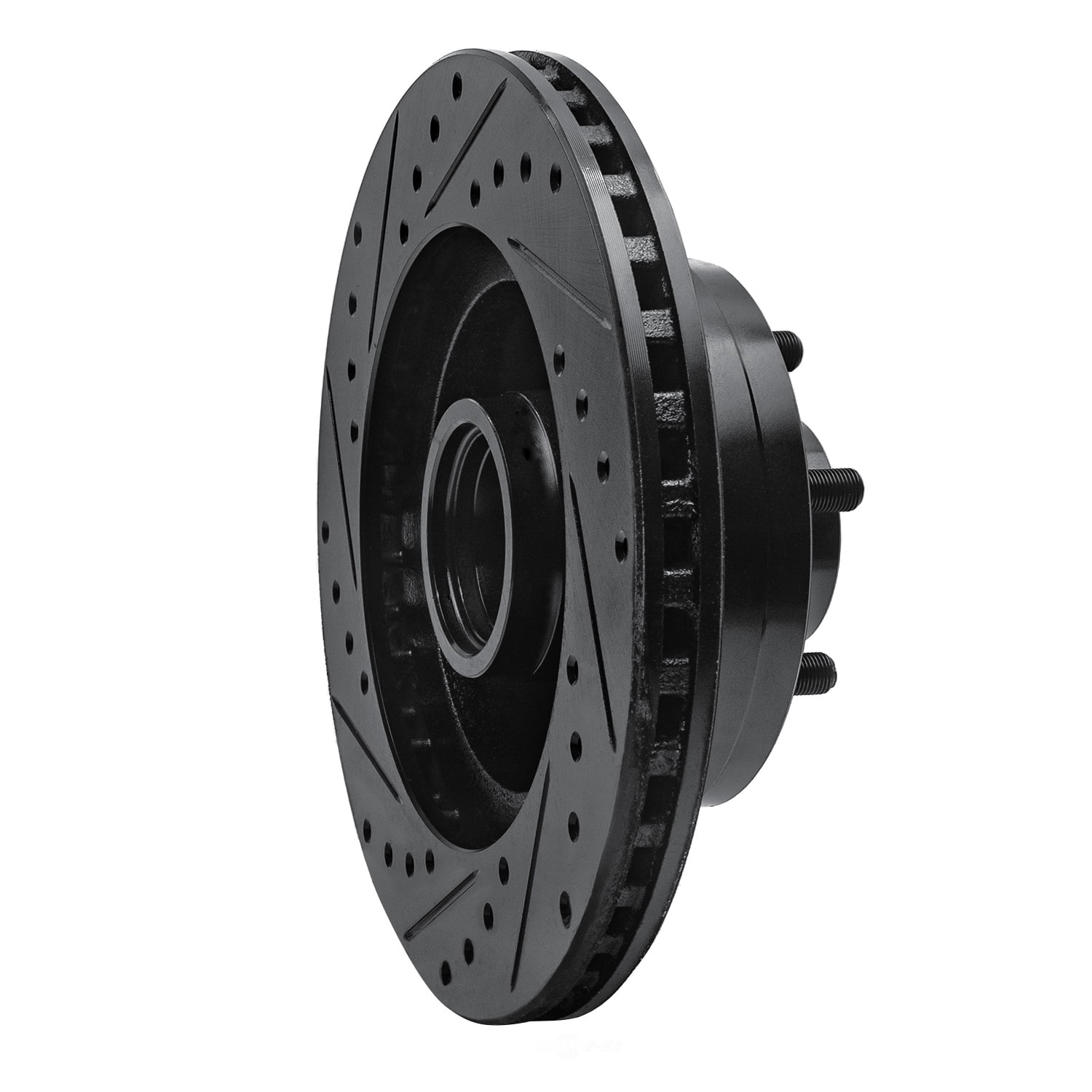 Dynamic Friction Company 633-40068R DFC Brake Rotor - Drilled And Slotted - Black