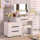 thumbnail image 1 of Box Chair Dressing Table Container Minimalist Make Up Dressing Table Toilet Cabinets Living Room Tocador Maquillaje Furniture My Lux Decor Round, 1 of 6