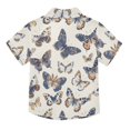 thumbnail image 2 of Dailycode Small Short Sleeve Button Down Shirts Beautiful Various Butterflies Casual Shirt 3-10 Years, 2 of 9
