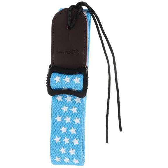 SHINYPASING Acoustic Guitar Accessories Ukulele Strap Blue Secure Locking Ukulele Players 1Pack