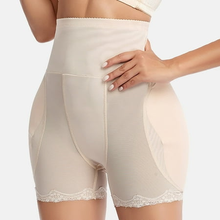 

Homenesgenics Womens Trousers Wide Leg Pants for Women Blue Women s Padded Hip Enhancer Sport Shorts Mesh Seamless Boxer underwear Stretch High Waist Body Shaper