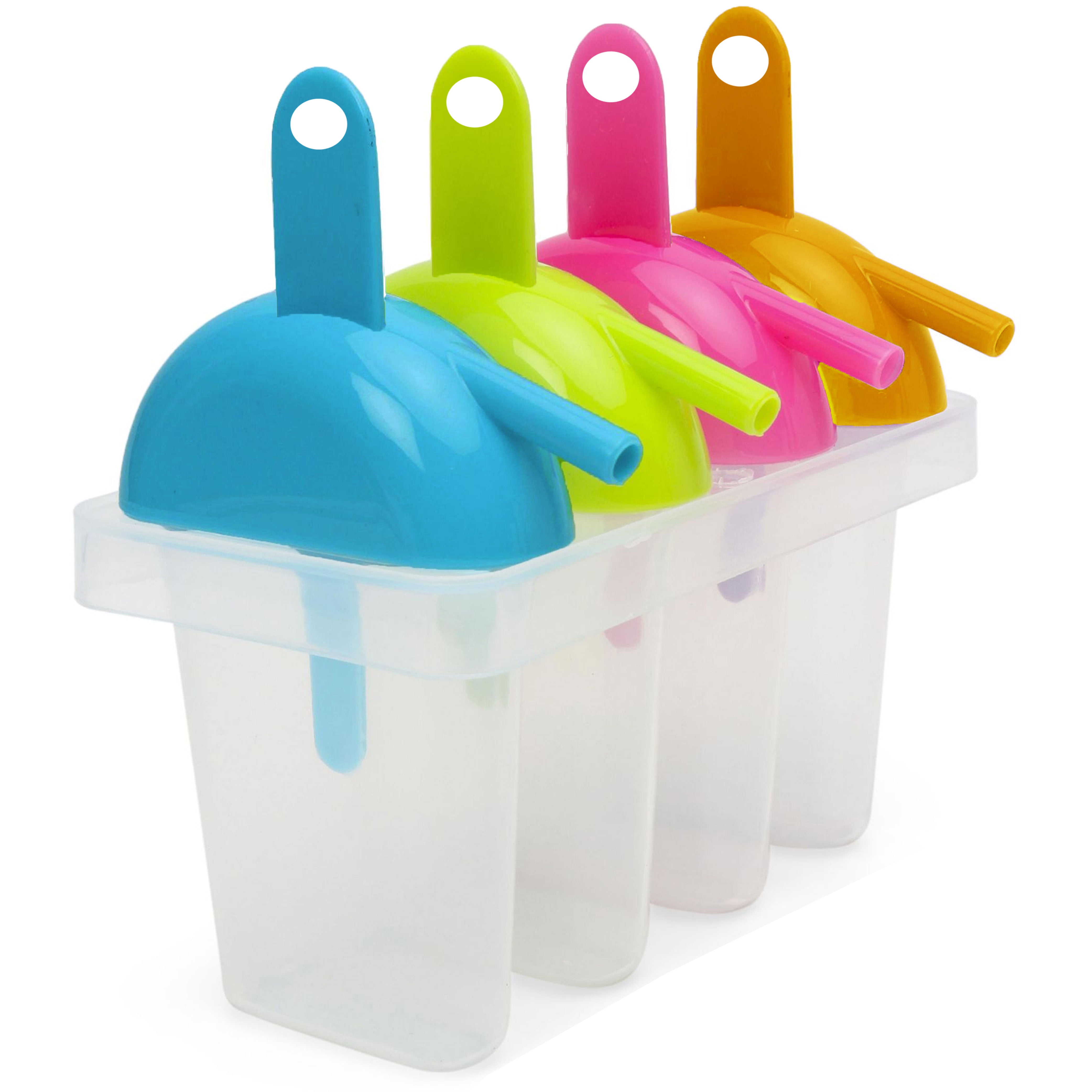 Ice Lolly Moulds With Straw