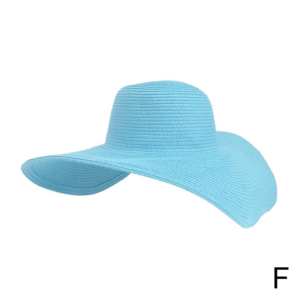 Adults Large Fit Lifeguard Style Wide Brim Straw Hat with  display picture 1