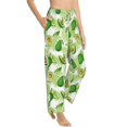 thumbnail image 6 of Salouo Avocado And Tropical Palm Leaves Print Women's Pajama Pants Casual Loose Sweatpants PJs Flowy Pants Drawstring Palazzo for Women Wide Leg Pants Lounge Pajama -X-Large, 6 of 8