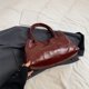thumbnail image 4 of Bolso Satchel Hobo Bolsillo Pu Cuero Slouchy para Mujeres Compras Viajes, 4 of 9