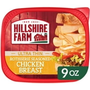 Hillshire Farm Ultra Thin Sliced Rotisserie Seasoned Chicken Breast Deli Lunch Meat, 9 ozz