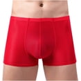 thumbnail image 2 of Fridja Men's Boxer Three Points Shorts Mesh Charming Breathable Panties Moisture Wicking, 2 of 5
