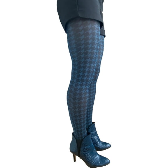 Denim Houndstooth tights For Women