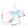 thumbnail image 2 of Mini Cute Plush White Bear Christmas Tree Pendant Decoration Home Decoration, 2 of 2