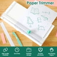 thumbnail image 2 of Lzvxtym Paper Trimmer with Scoring Cutter A4 Size Craft and Office Paper Cutter Foldable Portable Paper Slicer with Dual Scale, 2 of 8