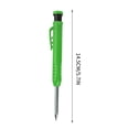 thumbnail image 3 of Green Metal Long Head Hole Woodworking Pencil Engineering Marking Pen With Drying Ink And Precision Design For Woodworking And Construction Projects, 3 of 5
