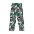 thumbnail image 5 of Xecao Tropical Leaves Men's Straight Lounge Pajama Pants: The Ultimate in Comfortable Sleepwear, 5 of 9