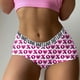 thumbnail image 3 of Gibobby Ropa interior mujer algodón 1 pieza de lencería sexy con estampado para mujer, bragas de cintura , ropa interior(Rosa， S), 3 of 5