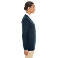 thumbnail image 3 of Harriton M425W Ladies Pilbloc V-Neck Button Cardigan Sweater, 3 of 3