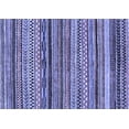 thumbnail image 1 of Ahgly Company Indoor Rectangle Abstract Blue Modern Area Rugs, 2' x 4', 1 of 4