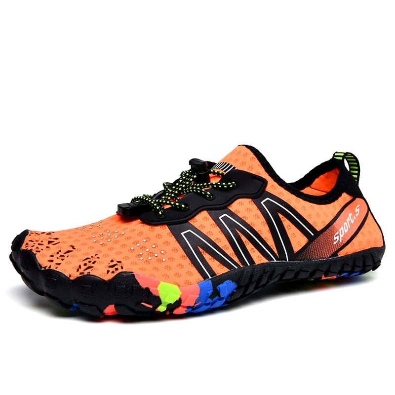 Orange water shoes deals