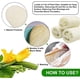 thumbnail image 2 of Uds. Esponja de esponja vegetal Natural, almohadilla de esponja vegetal para baño, ducha, cepillo, cuidado corporal, Spa Feliz Sencillez, 2 of 5