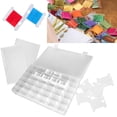 thumbnail image 2 of Sonew Plastic Winding Board,Floss Number Stickers,120Pcs Floss Bobbins Embroidery Organizer Plastic Winding Board Stitch Tool Set, 2 of 11