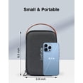 thumbnail image 4 of Electronic Organizer Travel Case, Portable Tech Organizers, Hard Shell Zipper Case for , Travel Essentials, Black (External Size 8.5 x 5.9 x 2.5 Inch), 4 of 4
