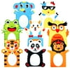 8PCS Creative DIY Handmade Doll Making Kit Adorable Cartoon Fabric Weaving DIY Materials Educational Toys for Children Home Family (Mixed Style)