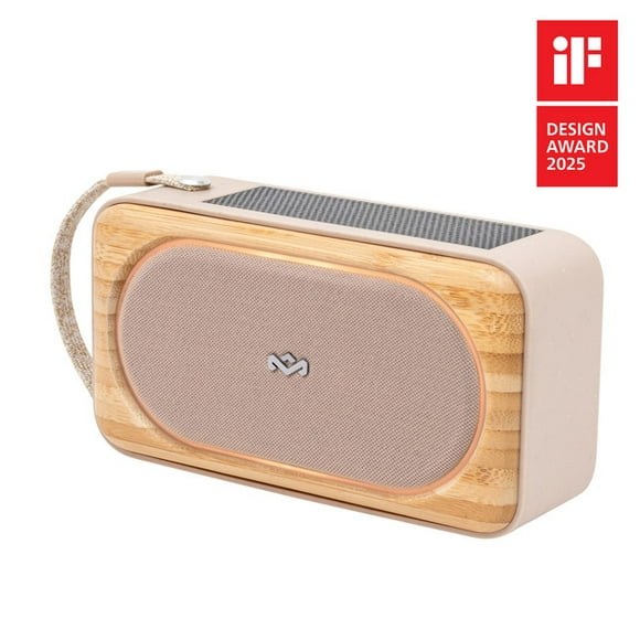 House of Marley Roots Solar Portable Bluetooth Waterproof Speaker- Cream