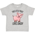 thumbnail image 3 of Inktastic This Little Piggy Loves Daddy- cute Boys or Girls Toddler T-Shirt, 3 of 5