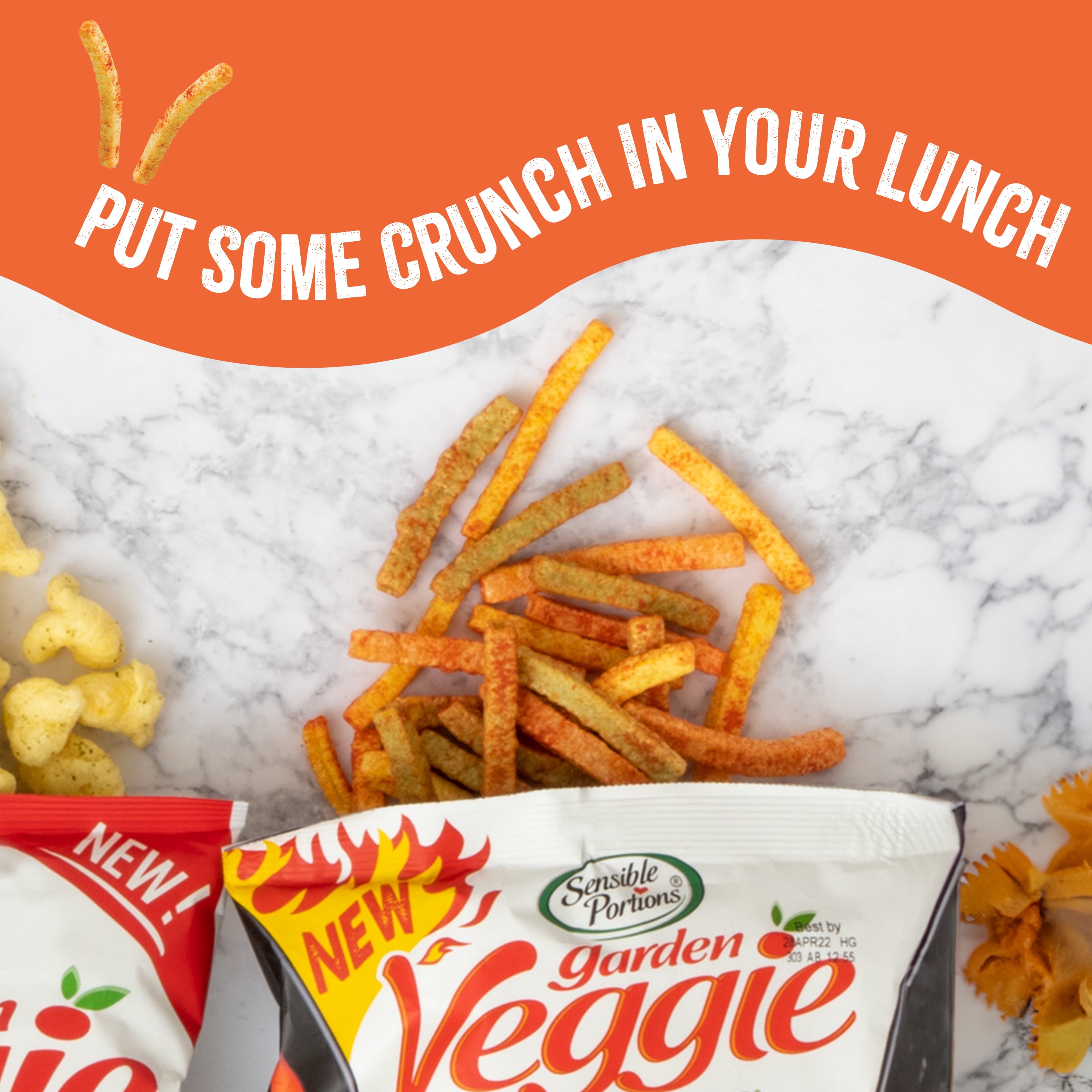 Sensible Portions Garden Veggie Straws, Screamin' Hot, 6 oz