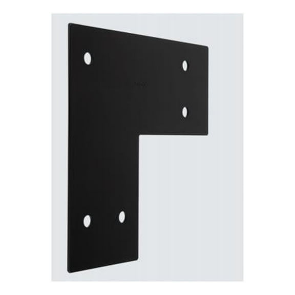 N800-214 Indio Collection Decorative L Strap, Black, 3 x 8-1/4 x 8 1/4 In. - Quantity 8