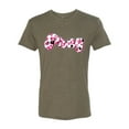 thumbnail image 2 of Wild Bobby, Pray Bubble Letters Inspirational/Christian Men Premium Tri Blend Tee, Military Green, X-Large, 2 of 6