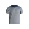 thumbnail image 5 of Free Assembly Men's Oxford Stripe Polo Shirt, Sizes XS-3XL, 5 of 5