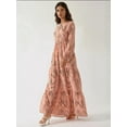 thumbnail image 6 of Printed Long Sleeve Viscose Maxi Dress, 6 of 7