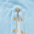 thumbnail image 6 of Newborn Baby Romper 100%Cotton Knitted Toddler Clothes Turn-down Collar One Piece Overall Infant Boy Jumpsuit Outfit Fashion Tie, 6 of 7