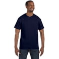thumbnail image 2 of Hanes TAGLESS Men`s T-Shirt - Best-Seller, S, Navy, 2 of 9