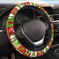 thumbnail image 4 of XMXT Christmas Checker Elements Steering Wheel Cover, Elastic Non-Slip Universal Fit Car Decor Accessories Protector for Auto SUV Trucks, 4 of 8