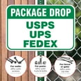 thumbnail image 4 of Package Drop Sign, Ups FedEx USPS Drop Sign,, 4 of 8