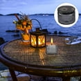 thumbnail image 4 of 6 Pcs Embossed Glass Candle Container with Lid Round Candle Making Mason Jars Tealight Cups Holders Candle Containers Mold for DIY Candle Making Supplies Tool Dark Grey, 4 of 8