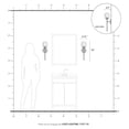 thumbnail image 2 of 17471-91 Livex Lighting Willow - 1 Light Bath Vanity In Transitional Style-18 Inches Tall and 5.75 Inches Wide-Brushed Nickel Finish, 2 of 11