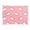 Cute Unicorns with Pink Background, variant on Acrylic Tray Clear Serving Tray Rectangle Decorative Tray with Cut Handle Cute Red Crabs Pattern