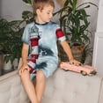 thumbnail image 4 of Balery Circular Lighthouse Conjunto de Pijama Infantil de Manga Corta con Estampado – Ropa de Dormir de Algodón Suave-Medium, 4 of 6