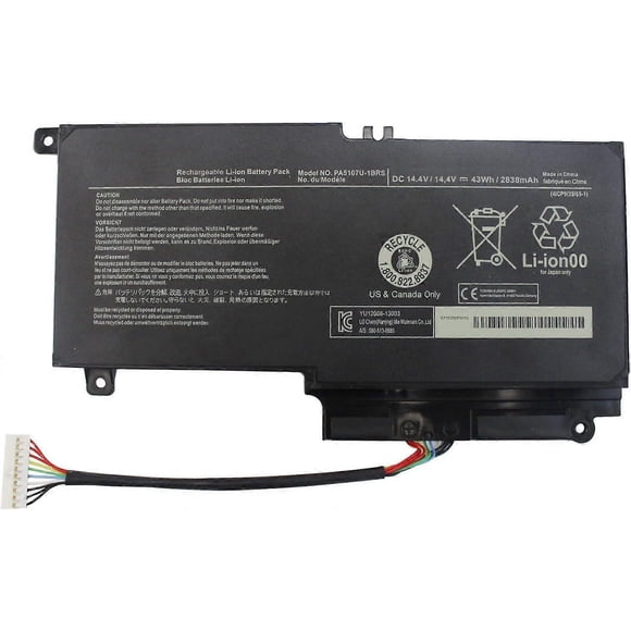 Laptop Battery For PA5107U-1BRS Compatible with Toshiba Satellite L50 L50-A L55 L55t P50 P50-A P50-b P55t-a P55t-A5116 S55-A5295 S55t-A5389 P55-A5200