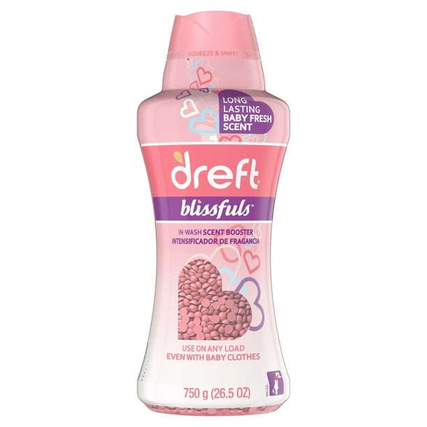 Dreft Blissfuls, Baby Fresh, 26.5 oz InWash Scent Booster Beads