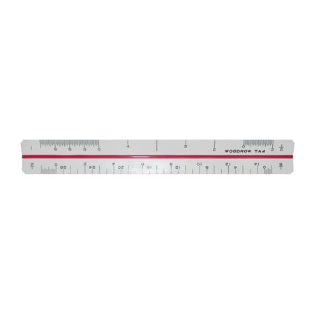 woodrow 4" triangular architectural scale ruler - walmart woodrow 4" triangular architectural scale ruler - walmart