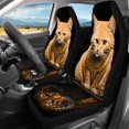 thumbnail image 3 of Pzuqiu Car Seat Covers Easy to Install, Compatible with Sedan Seats SUV Seats, Car Seat Covers Full Set Fit for Cars Truck Breathable, Cat Tiger, 3 of 10