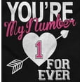 thumbnail image 2 of Cute Romantic Love Hearts Girlfriend Women's Graphic T Shirt Tees Brisco Brands S, 2 of 5
